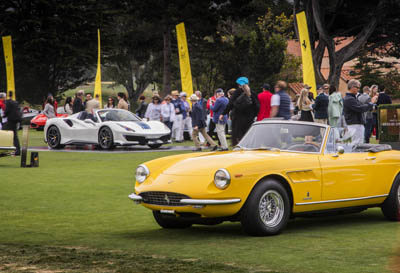 TRIBUTE TO FERRARI SPIDERS PEBBLE BEACH 2018